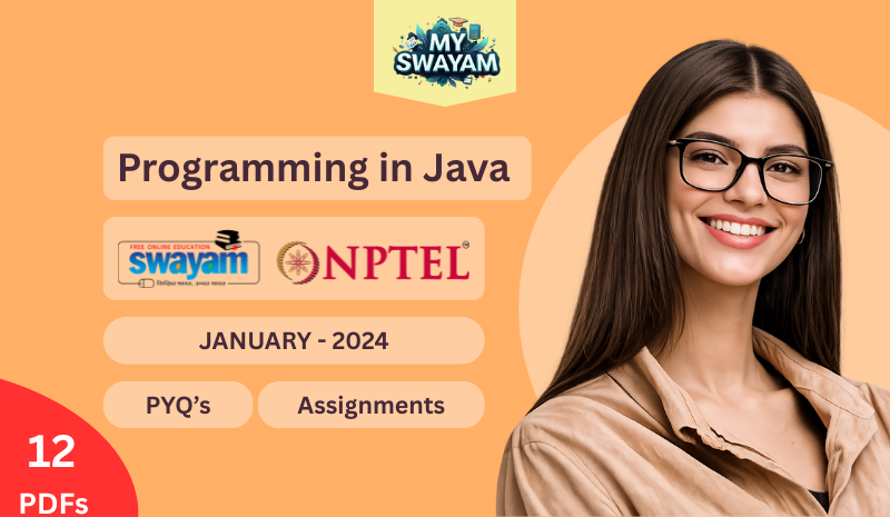 Programming In Java PYQ January 2024