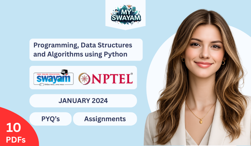 Programming, Data Structures and Algorithms using Python PYQ January 2024
