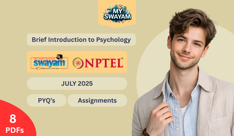 Brief Introduction to Psychology PYQ July 2025