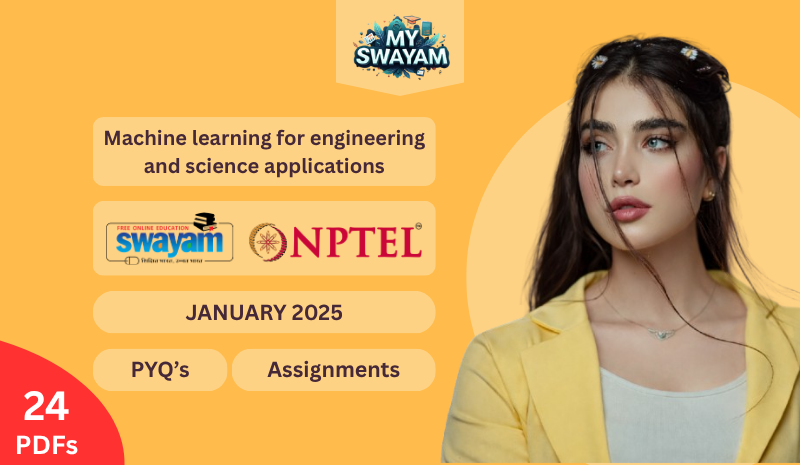 Machine Learning for Engineering and Science Applications PYQ January 2025