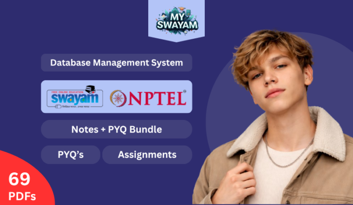 Database Management System (Notes + PYQ Bundle) - MY SWAYAM