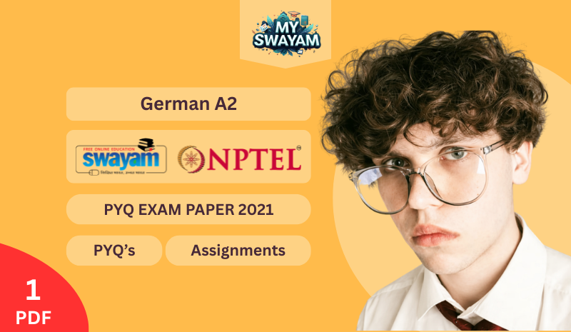 German A2 PYQ Exam Paper 2021
