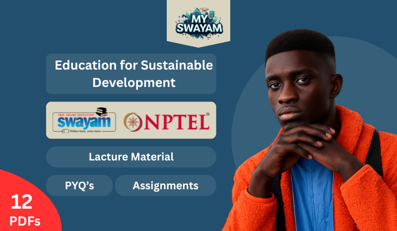Education for Sustainable Development (Lacture Notes)