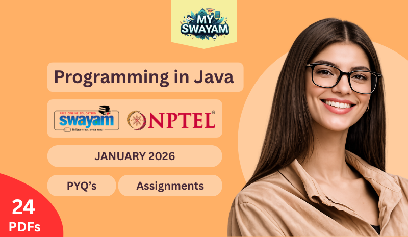 Programming In Java PYQ January 2026