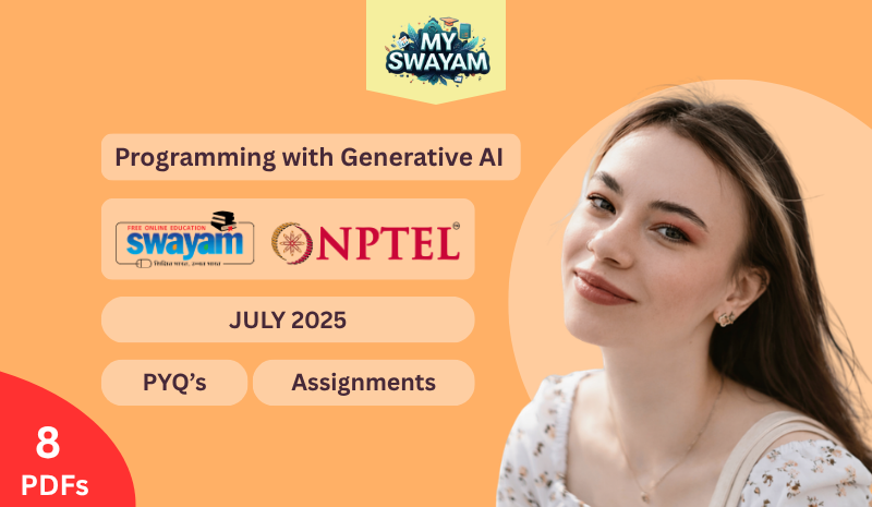 Programming with Generative AI PYQ July 2025