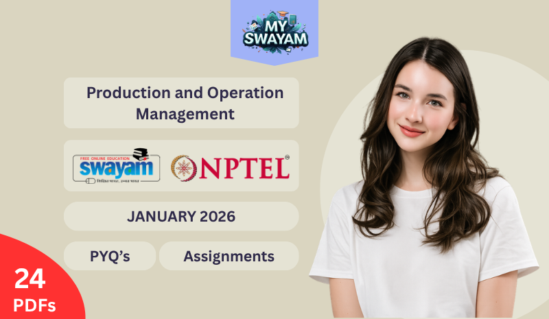 Production and Operation Management PYQ January 2026