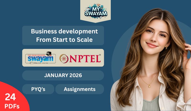 Business Development From Start to Scale PYQ January 2026