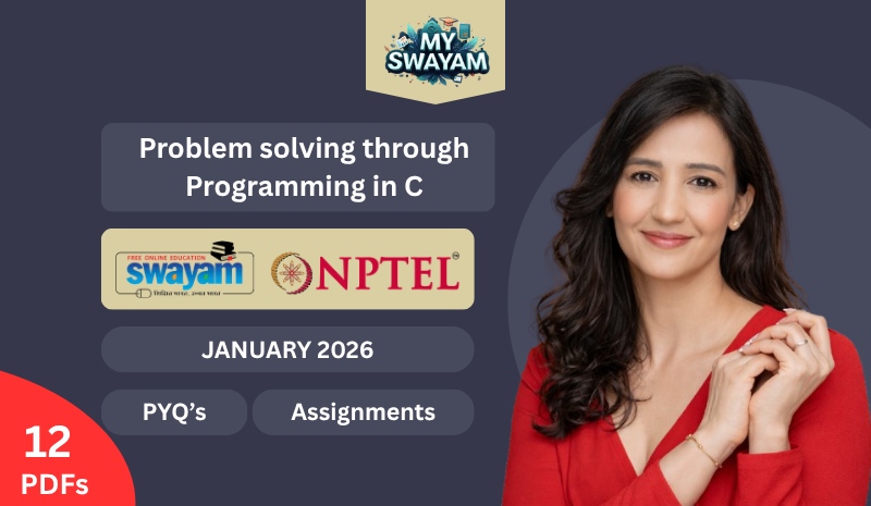 Problem Solving Through Programming in C PYQ January 2026