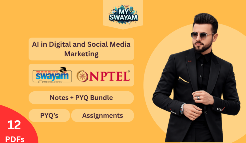 AI in Digital and Social Media Marketing (Notes + PYQ Bundle)